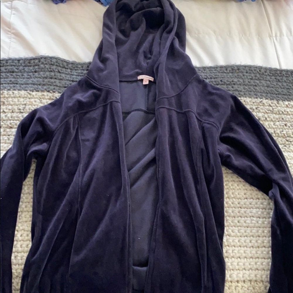 Juicy Couture velvet zip-up